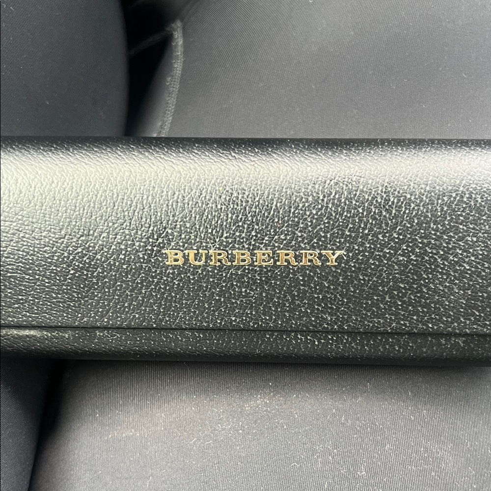 Burberry Textured Black Leather Accessory